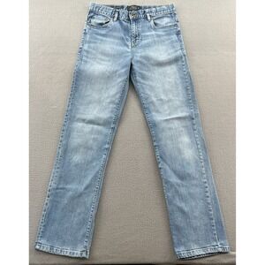 Lucky Brand Jeans Boys Size 20 Light Wash Classic Straight Mid Rise